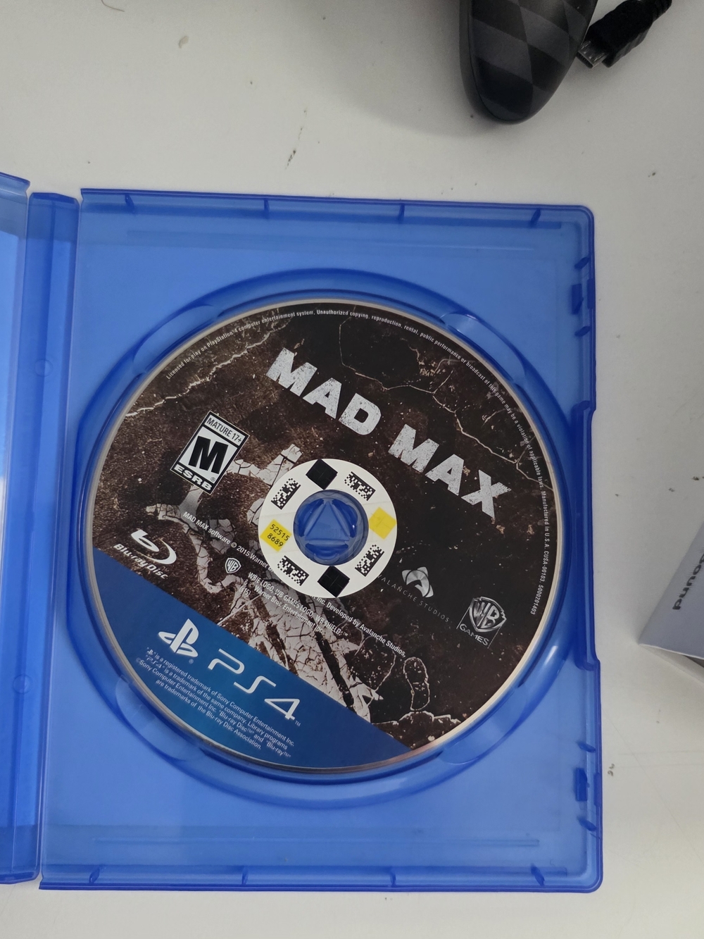 Sony PS4 Mad Max Game Disc - Brown & Black